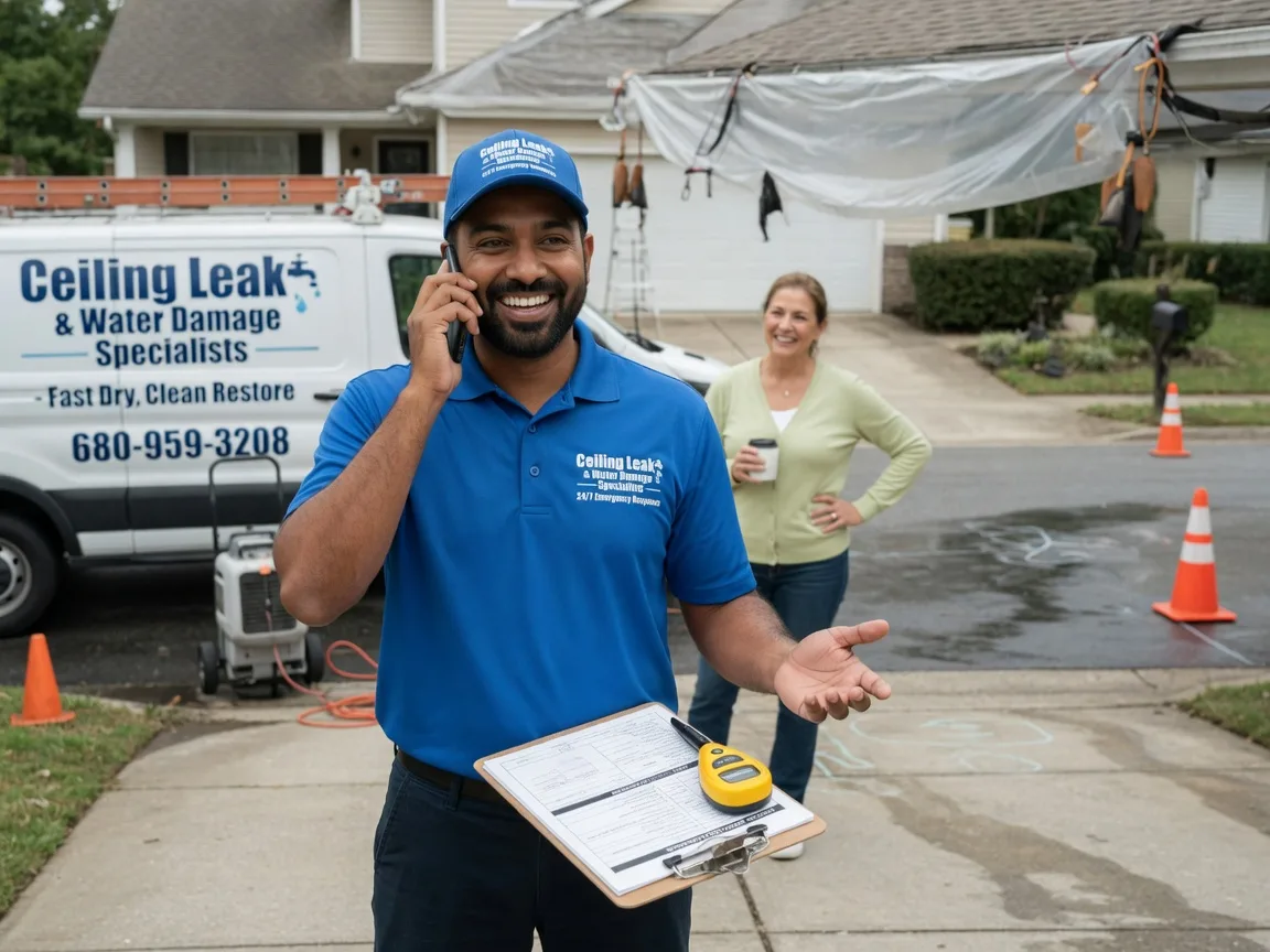 Ceiling Leak Cleanup Fargo, OK FAQs